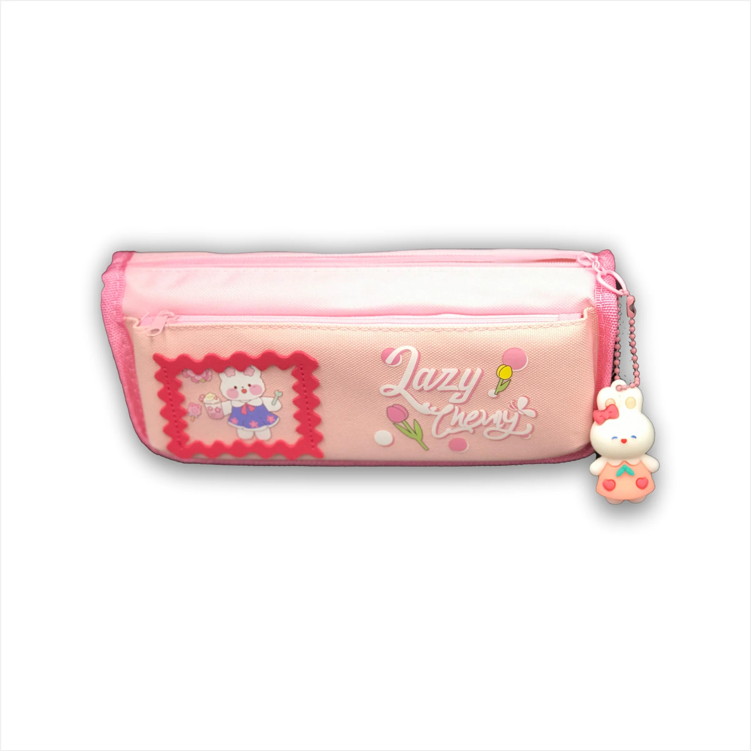 Fancy Geometry Pouch Pink 60845 - Image 2