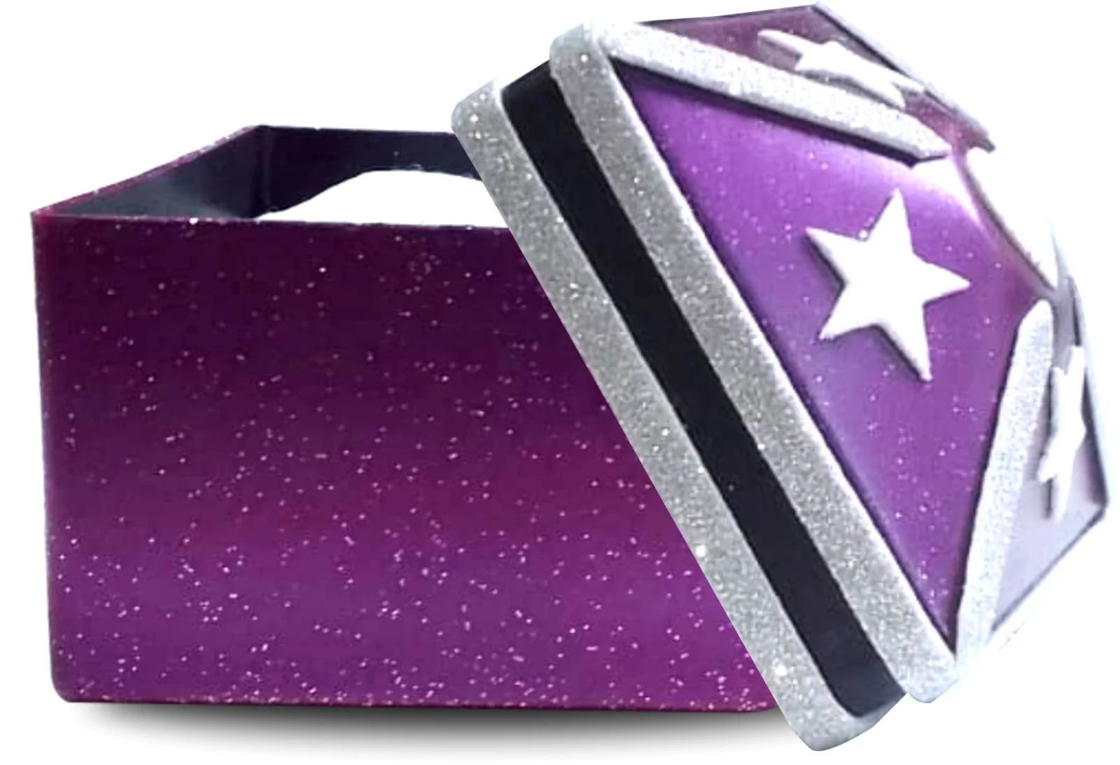 Fancy Plastic Gift Box with Secure 4-Corner Design – Perfect for Sweets, Jewelry, and Favors - Image 3