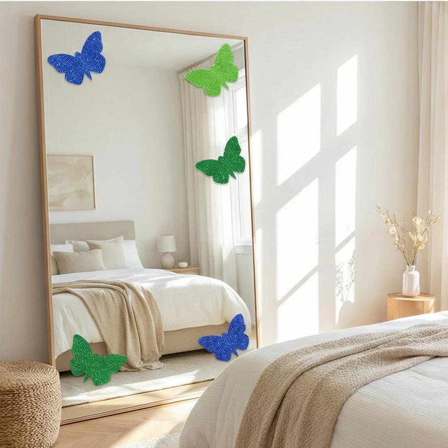 Foaming Glitter Sticker Butterfly Large - Image 7