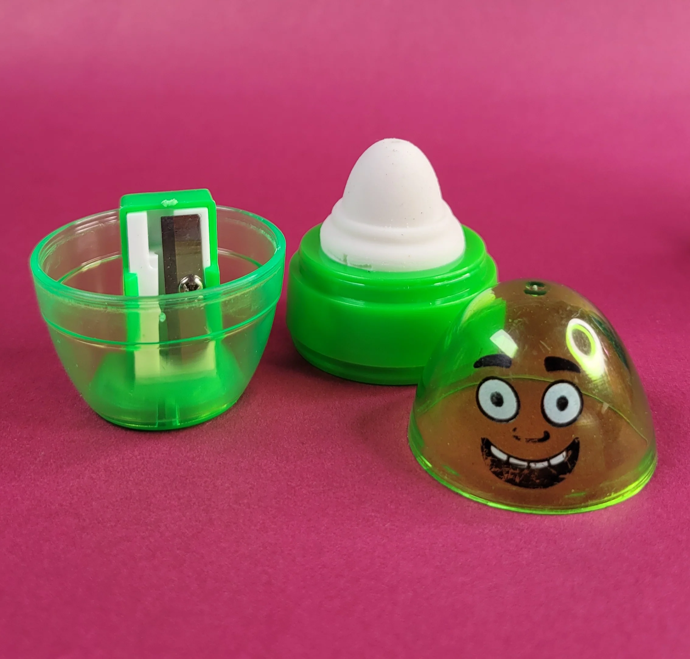 Funky Face Egg Sharpener & Eraser 2 in 1 - Image 5