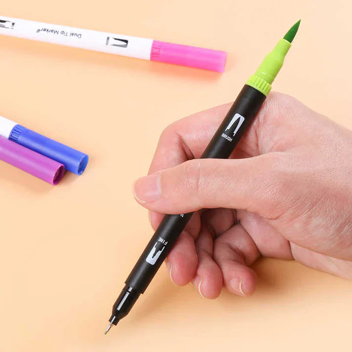 Giorgione Signature Dual Tip Watercolor Brush Pen - Image 3
