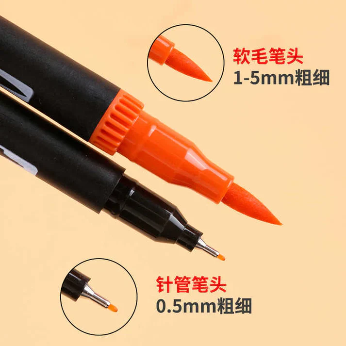Giorgione Signature Dual Tip Watercolor Brush Pen - Image 4