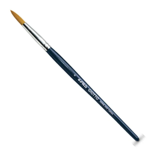 Giotto Taklon Synthetic Hair Round Painting Brushes 1pc - Image 6