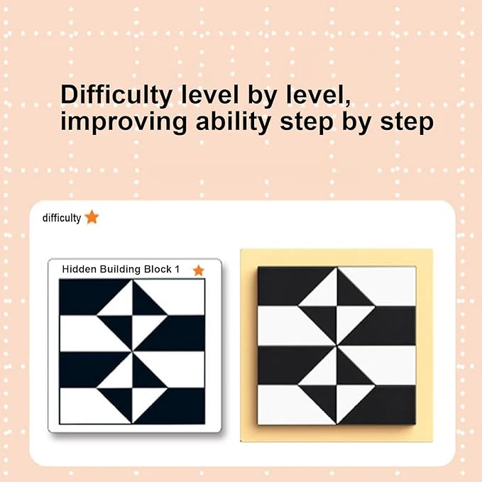 Hiding Blocks - Montessori Preschool Learning Enlightenment Jigsaw Puzzle - Image 4