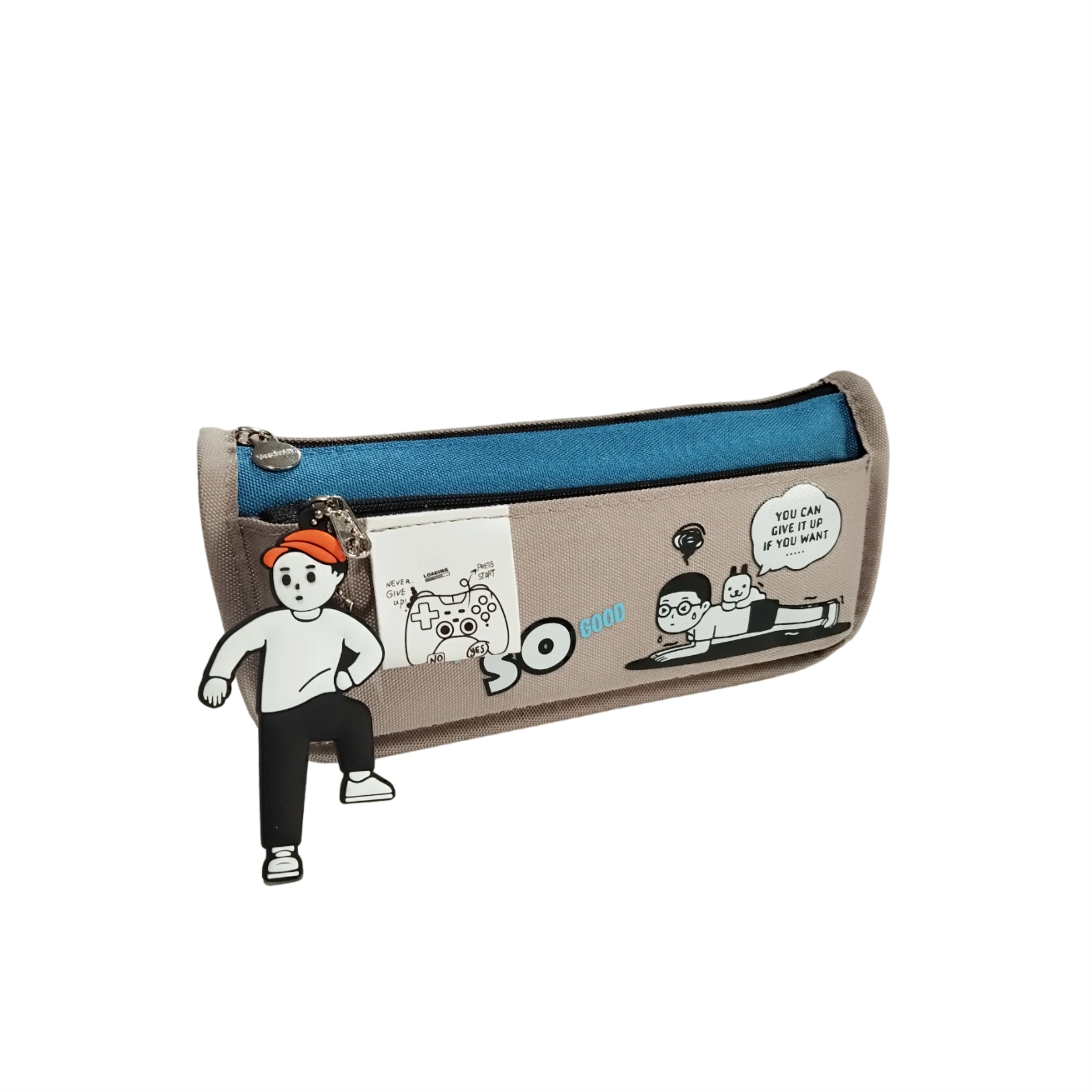 I'M SO GOOD Two Zipper Geometry Bag For Kids Boys - Image 5