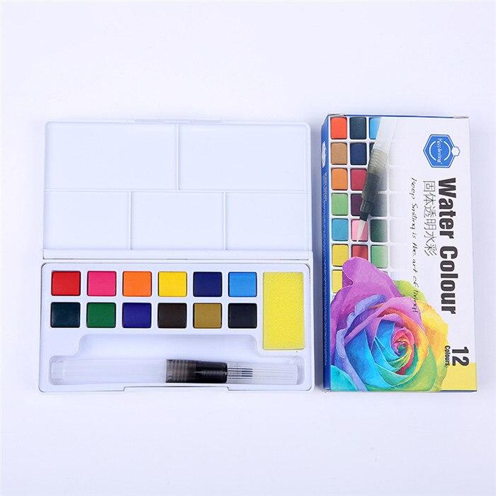 Keep Smiling Aquarelle Watercolor with Palette - Image 4