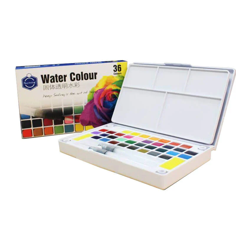 Keep Smiling Aquarelle Watercolor with Palette - Image 7