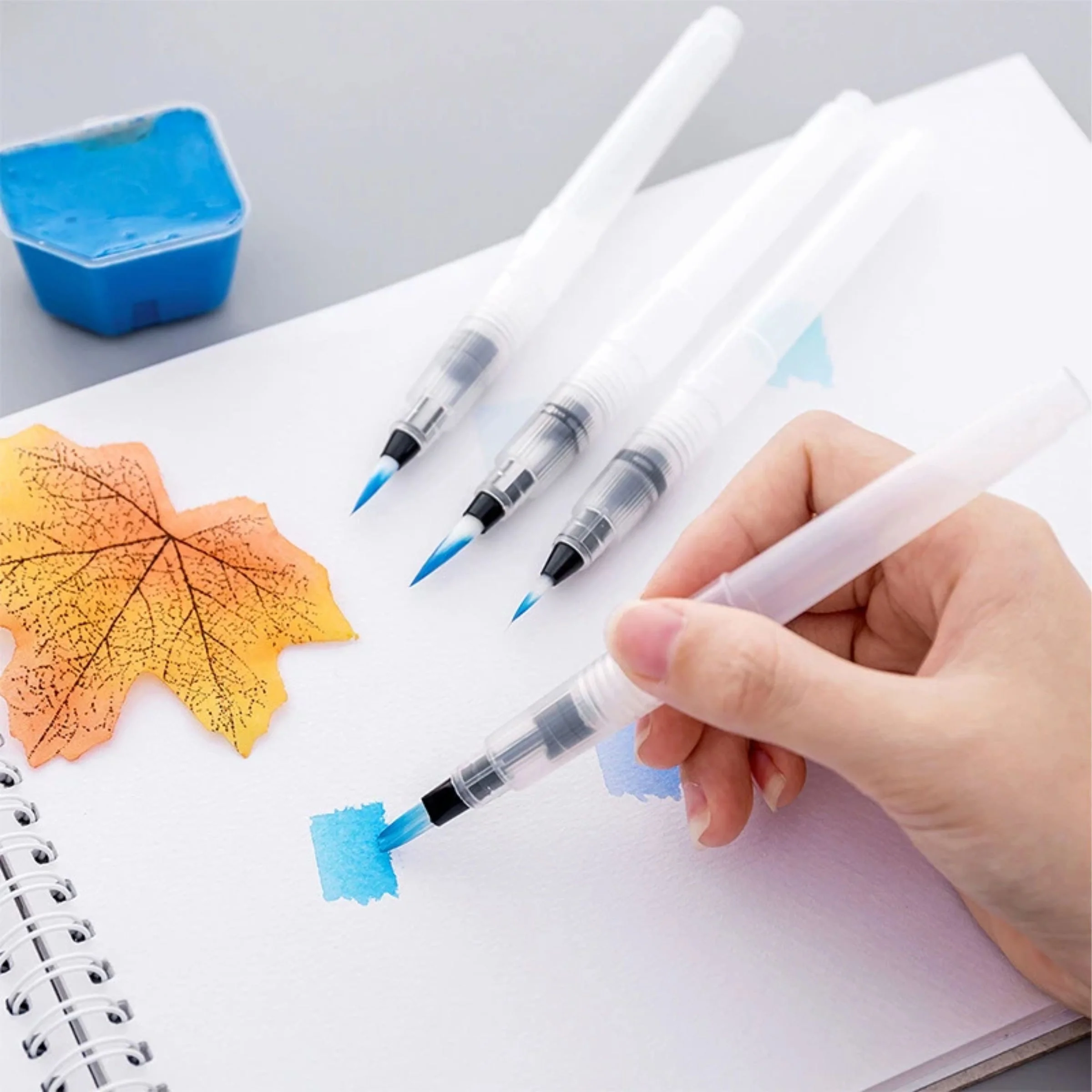 Keep Smiling Water Brush Pen 6Pcs Set - Image 2