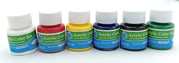 Keep Smiling Water Color set 25ml pack of 6 - Image 3