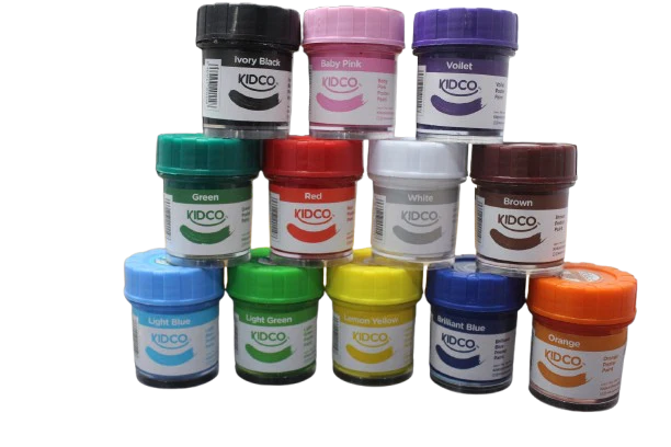 Kidco Poster Colour 12Pcs Set Mix Colour