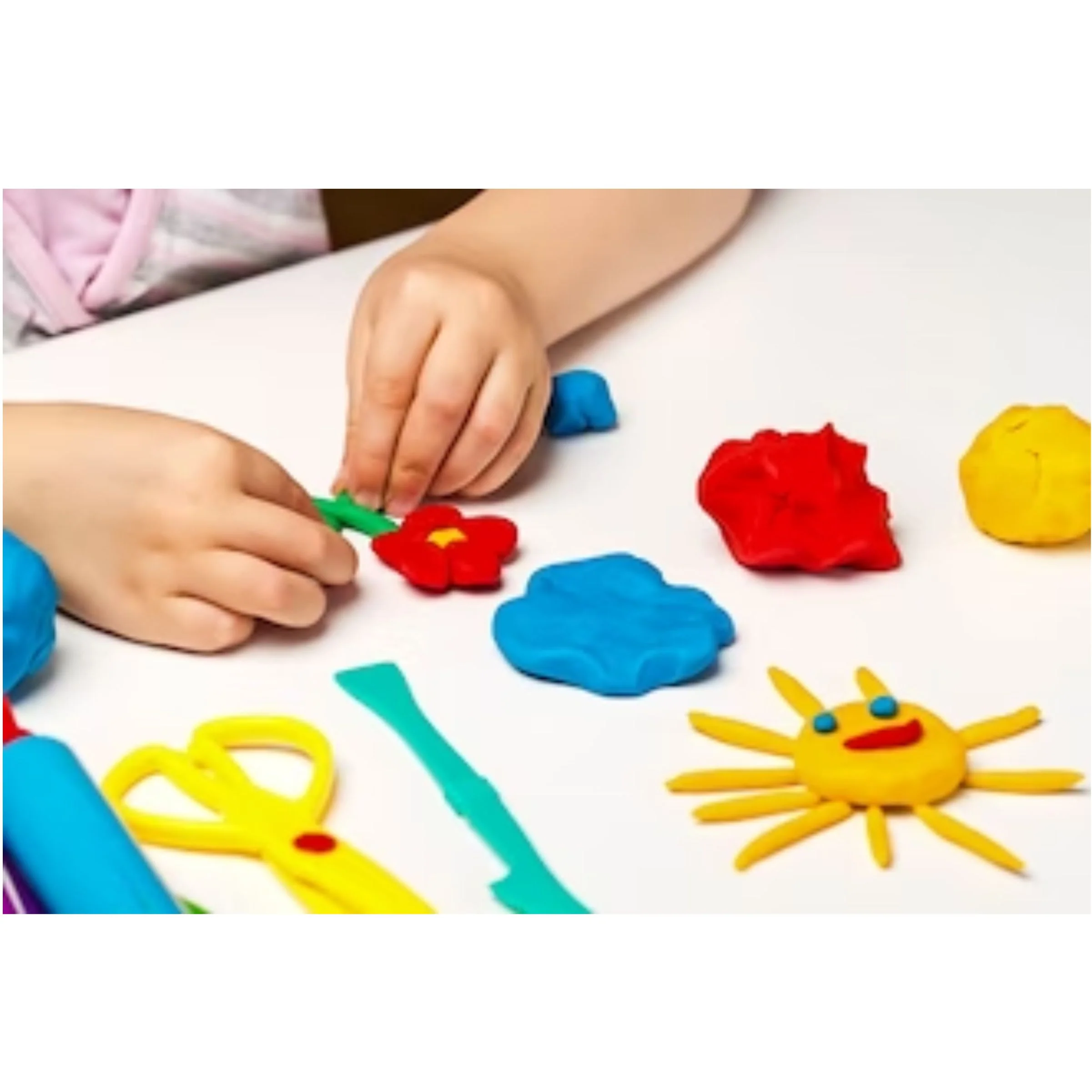 Kids Art Modeling Clay Kit, Non Toxic, Reusable, No Dry, Creativity, Fun Clay - Image 8