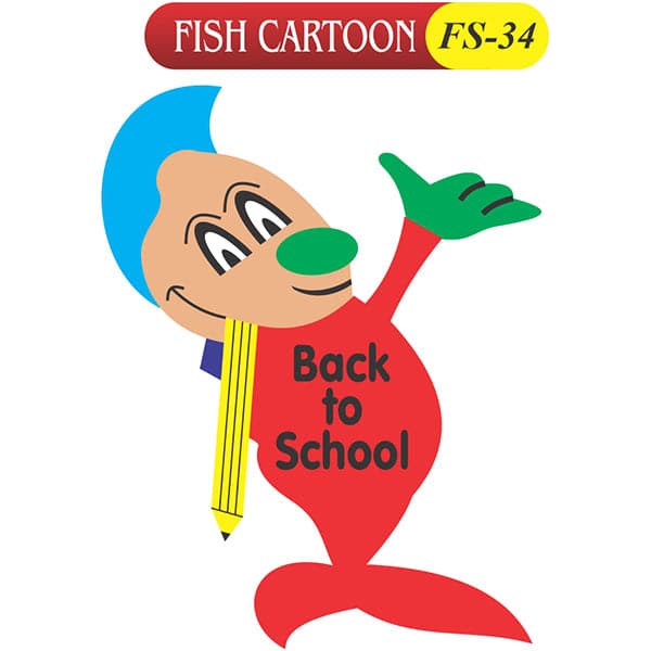 Kids Learning Educational Foam Wall Fish Cartoon