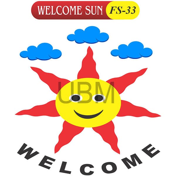 Kids Learning Educational Foam Wall Welcome Sun