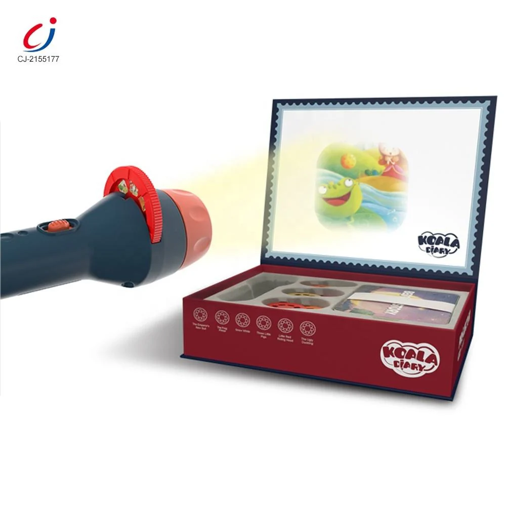 Kids Story Projection Flashlight Toy – Koala Diary Projector Torch with 8 Story Cards (Ages 3+) Limited Stock - Image 3