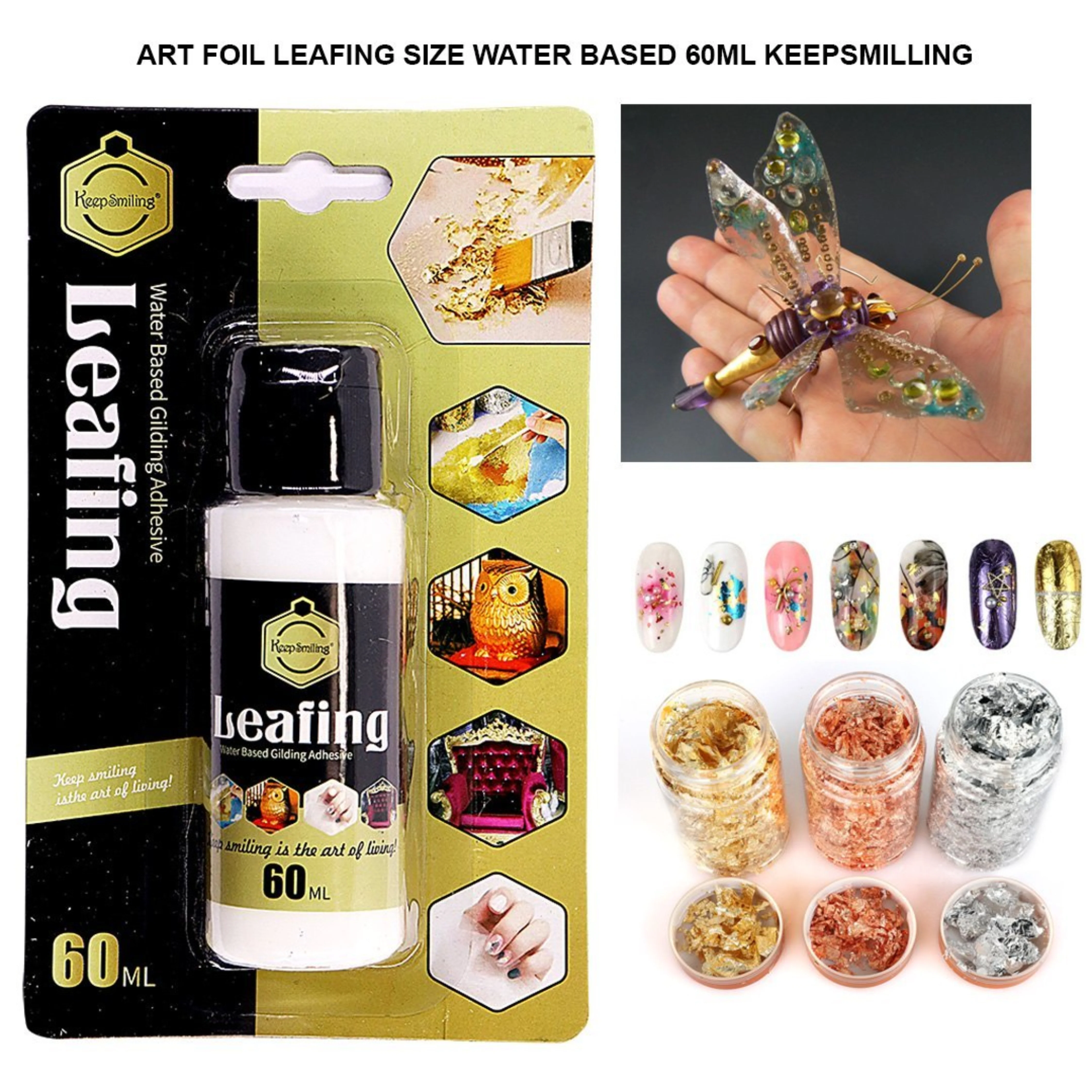 Leafing Glue 60ml - JS 0001 Keep Smiling