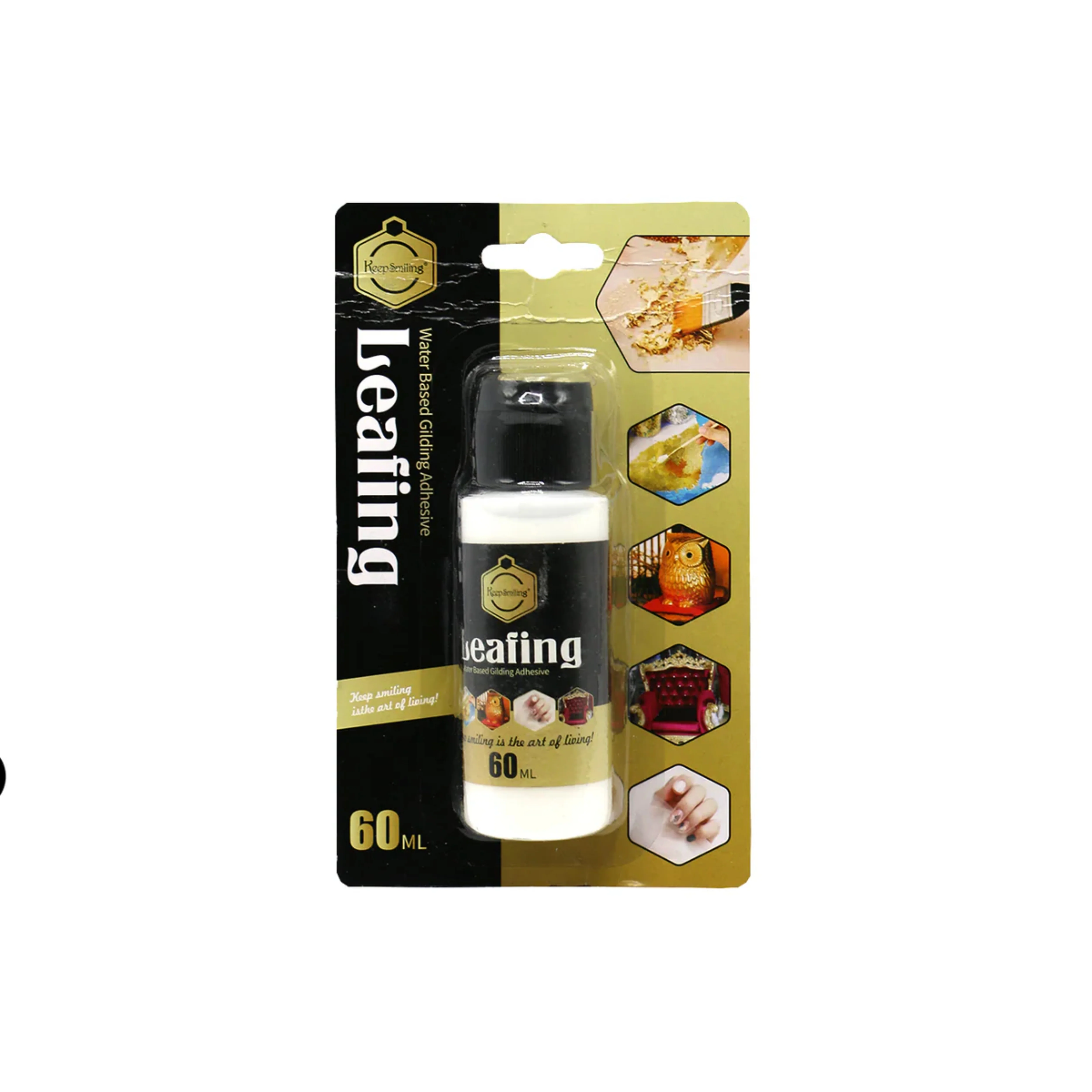 Leafing Glue 60ml - JS 0001 Keep Smiling - Image 2