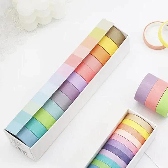 Macron Colors 15MM*2M Washi Tapes Set of 12 - Image 4