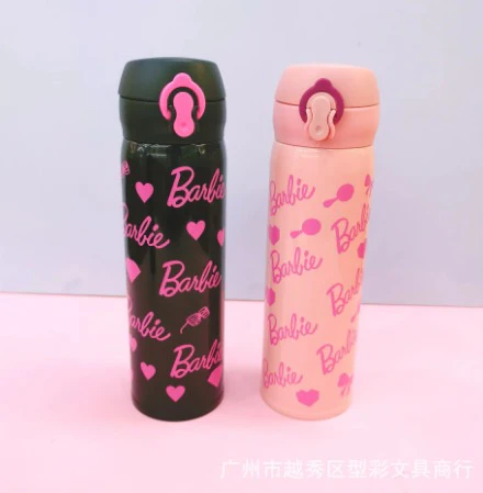 Magnum Barbie New Children Princess Insulated Cup Cute Girls Stainless Steel Water Bottle - Image 2