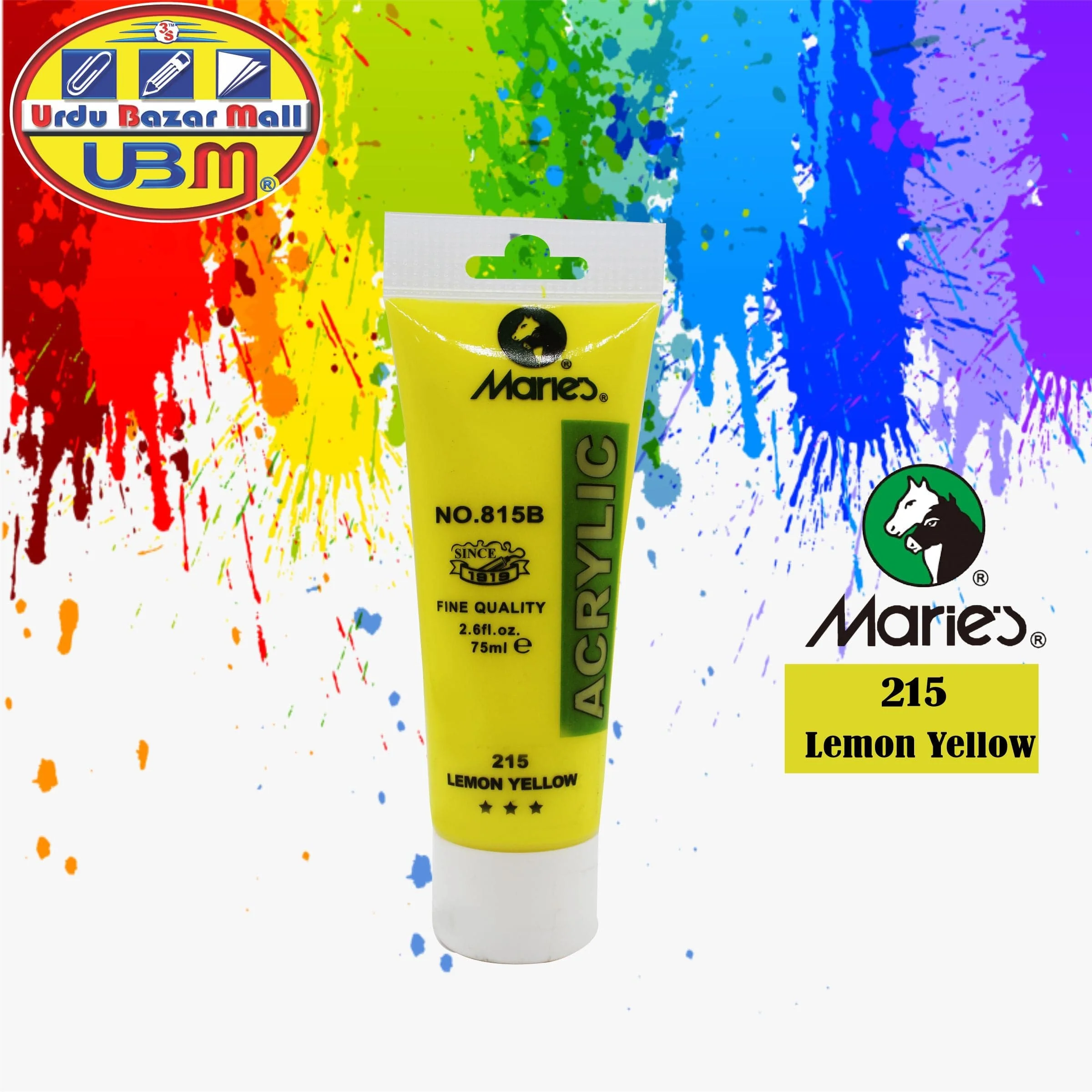Maries Acrylic Paint Tube 75ml - Image 27