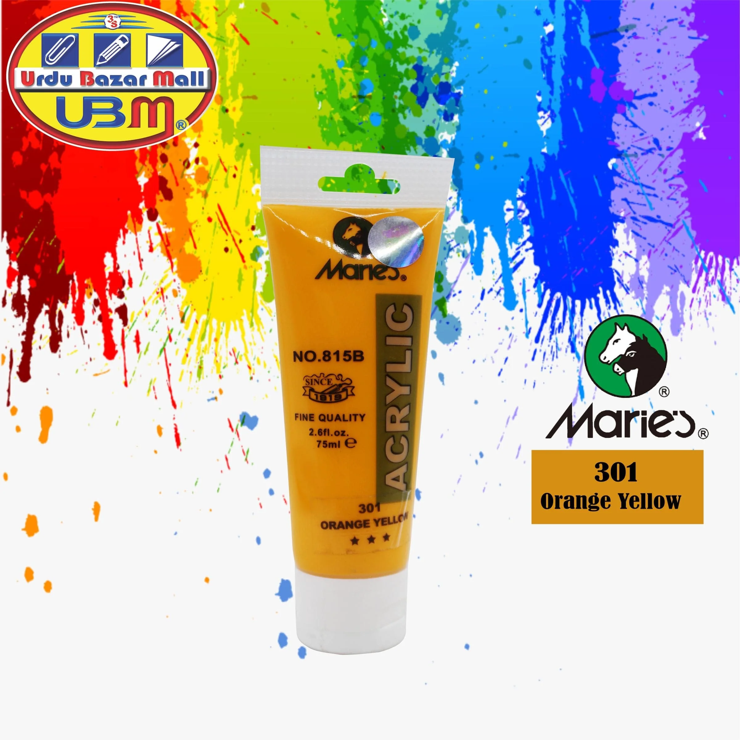Maries Acrylic Paint Tube 75ml - Image 28