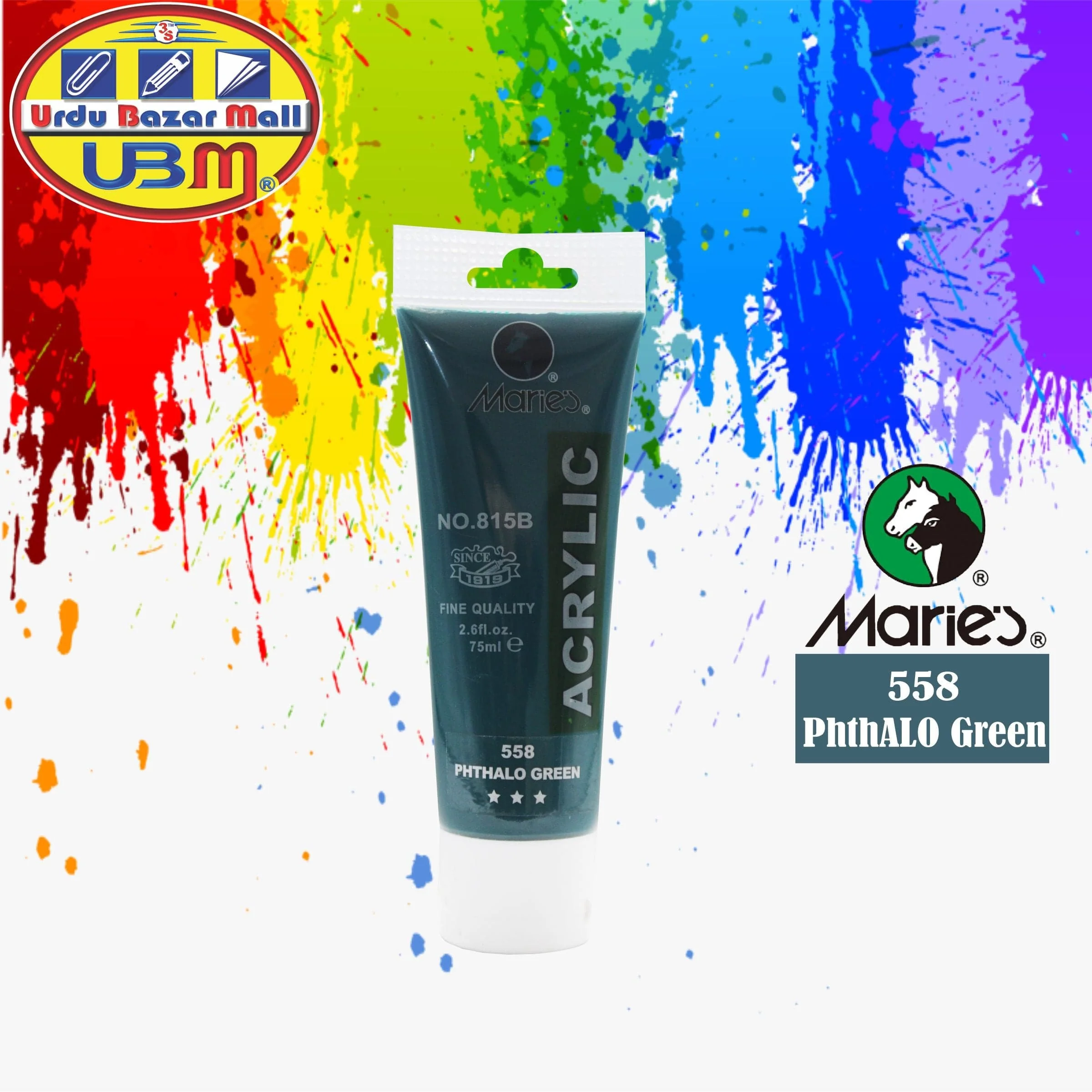 Maries Acrylic Paint Tube 75ml - Image 44