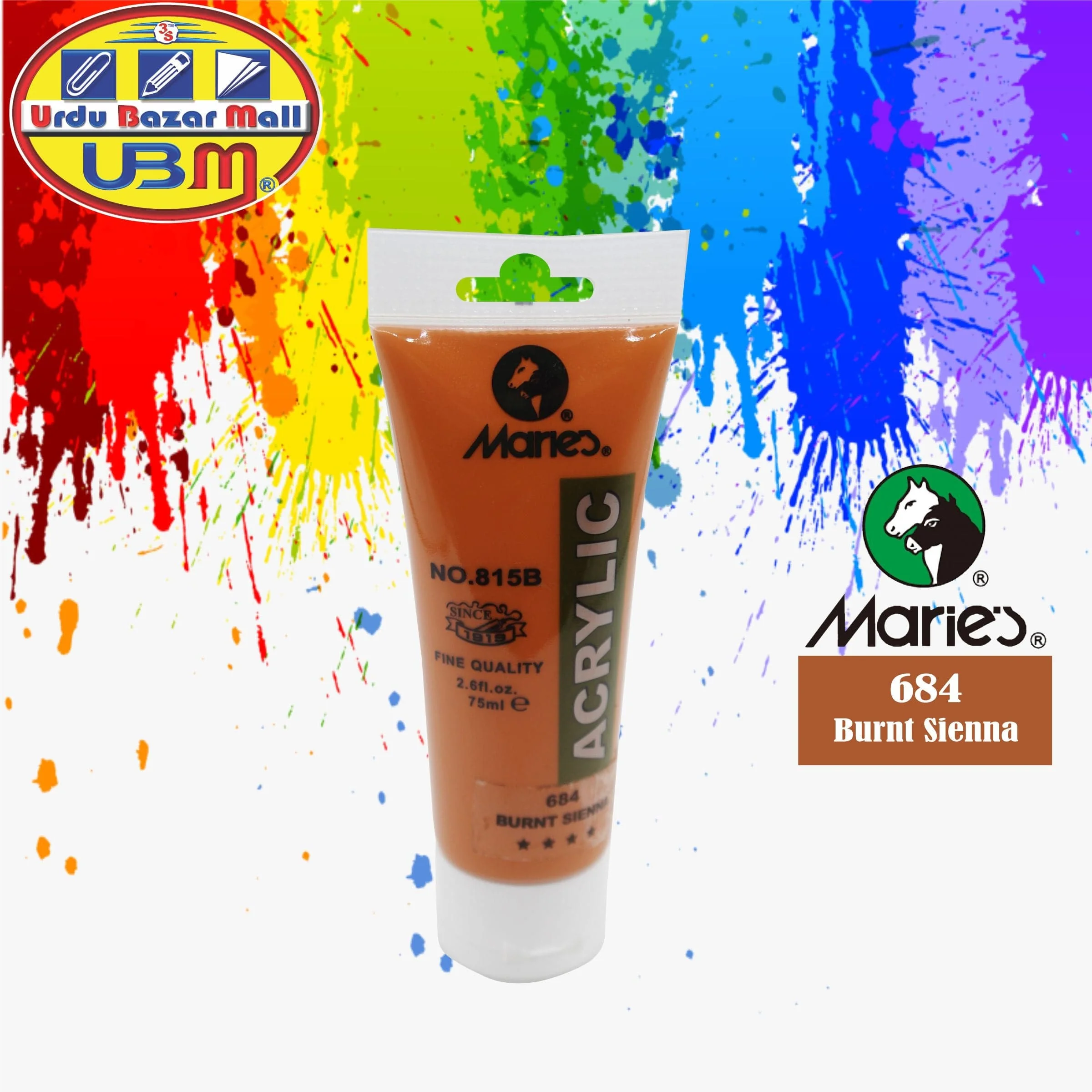 Maries Acrylic Paint Tube 75ml - Image 48