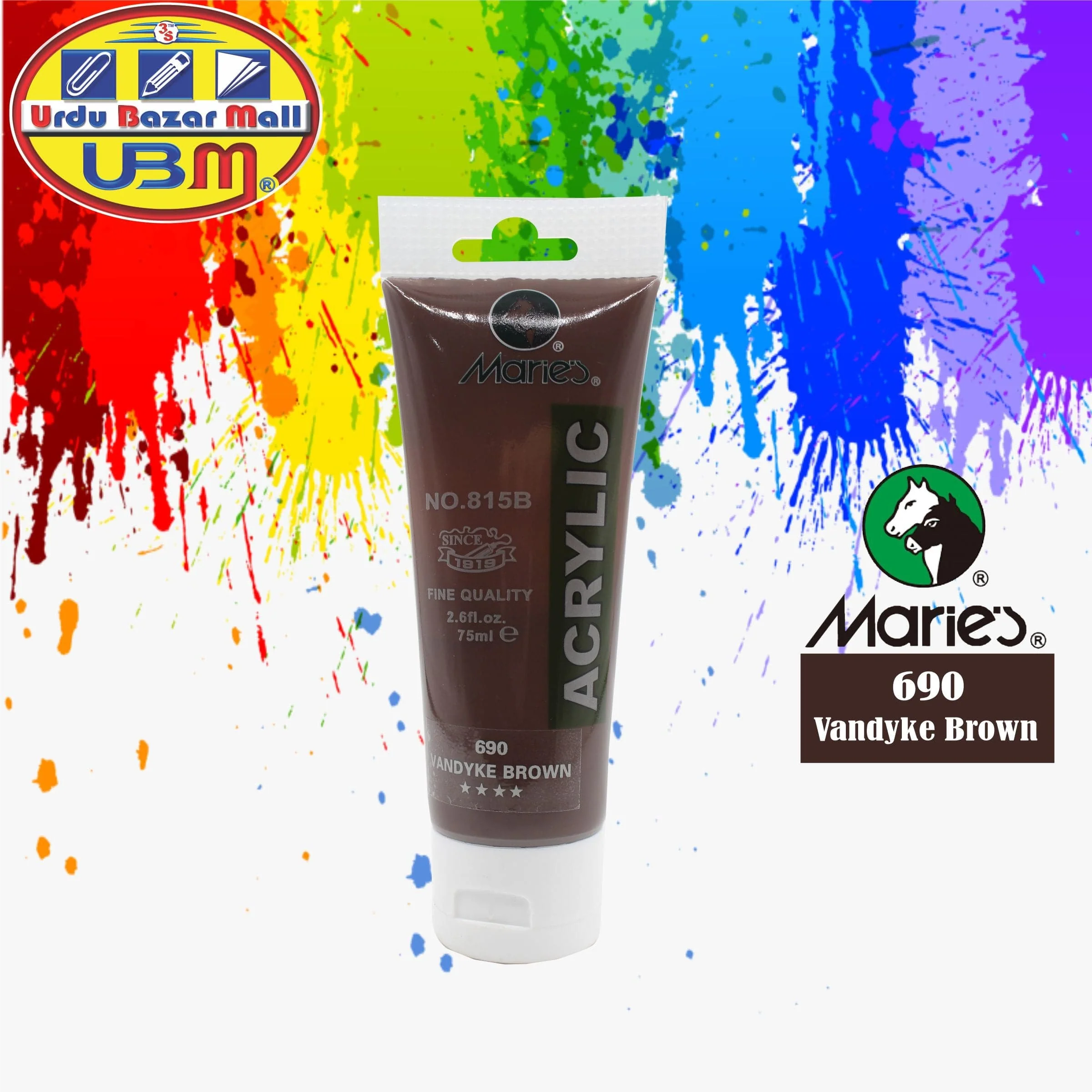 Maries Acrylic Paint Tube 75ml - Image 49