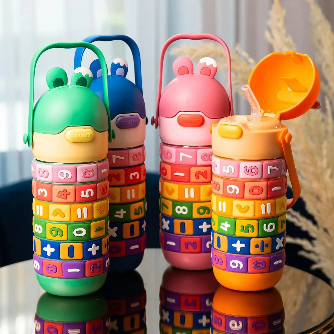 Maths Puzzle Stainless Steel Water Bottle 430ml - Image 6