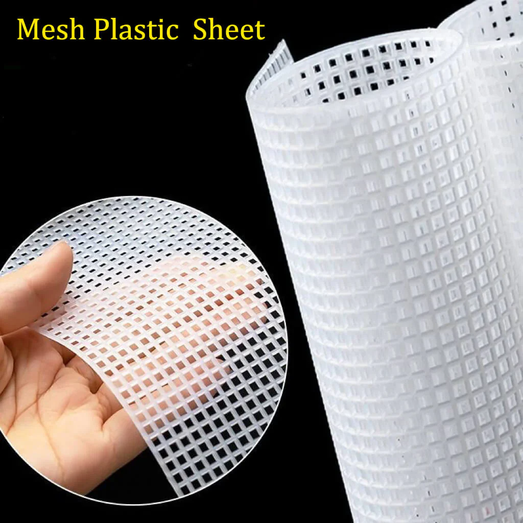 mesh plastic for wool work