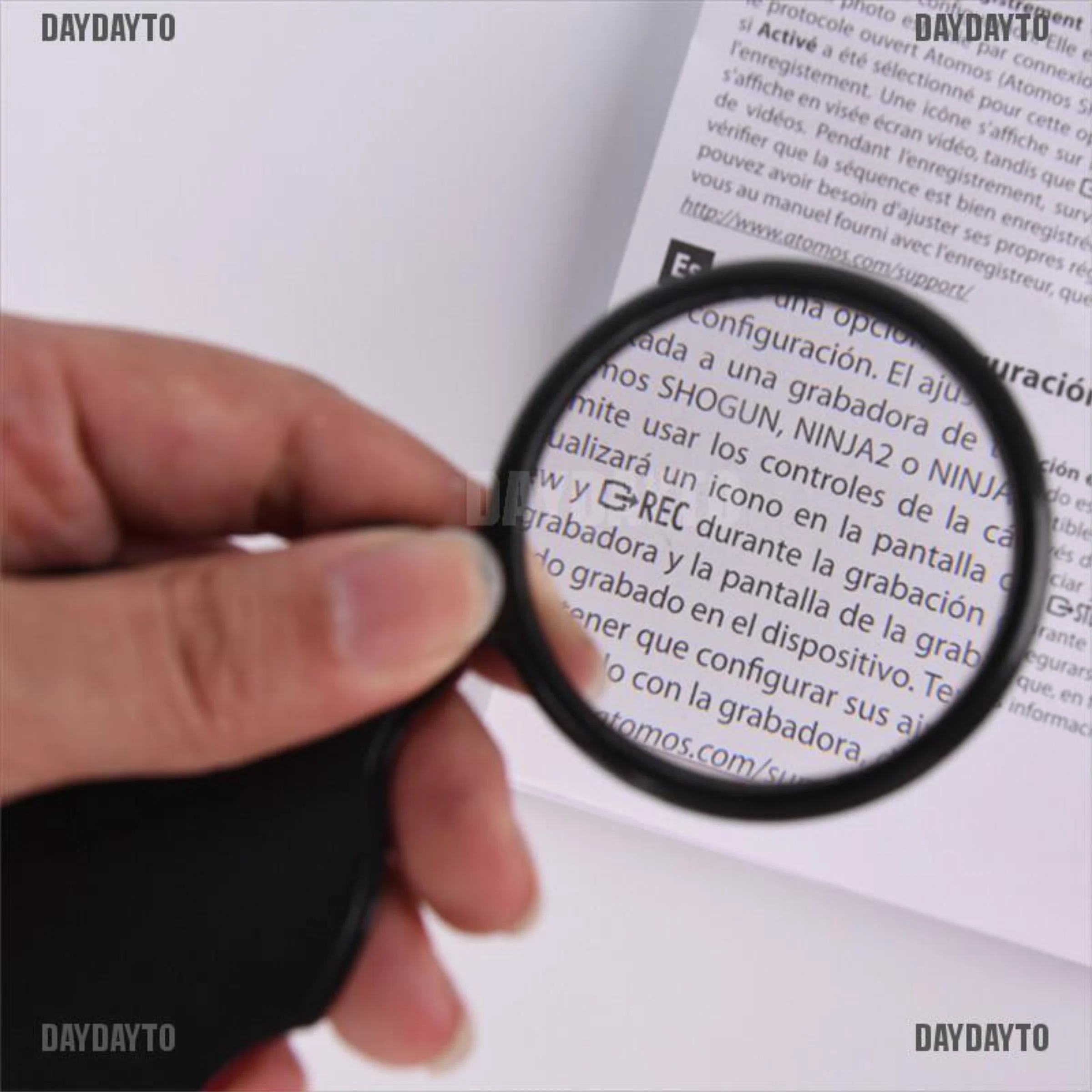 Mini Pocket Size Magnifying Glass Folding - Image 5