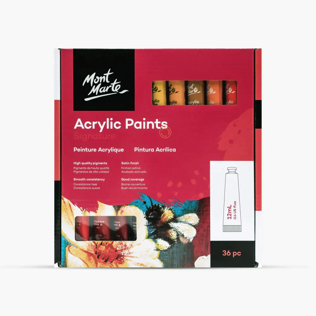 Mont Marte Acrylic Colour Paint Signature 12ml - Image 6