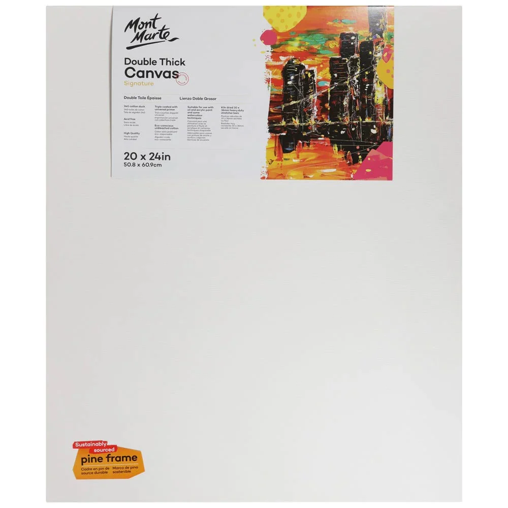 Mont Marte Artist Canvas Pine Frame Double Thick Signature - Image 12