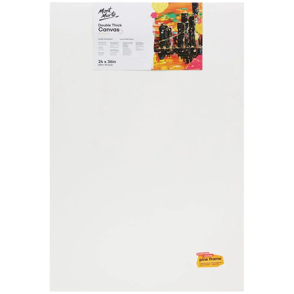 Mont Marte Artist Canvas Pine Frame Double Thick Signature - Image 15
