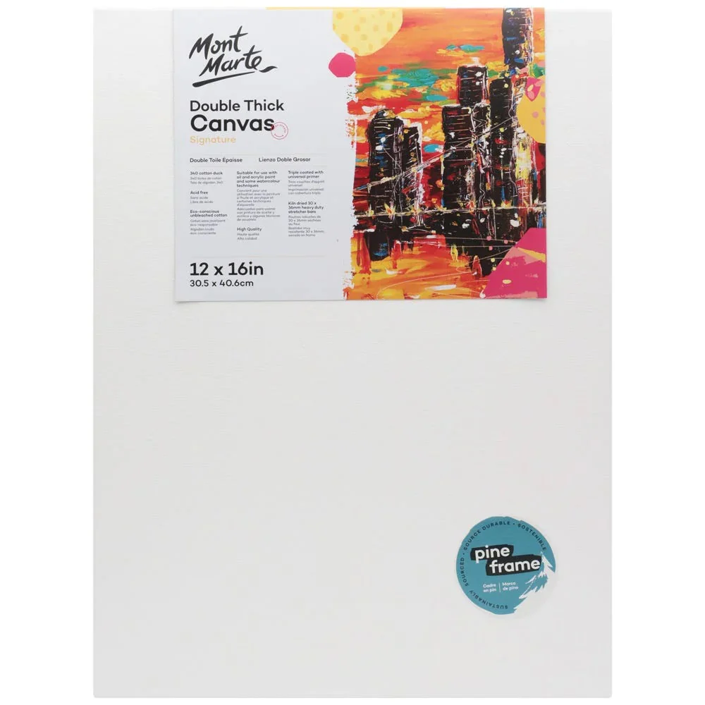 Mont Marte Artist Canvas Pine Frame Double Thick Signature - Image 7