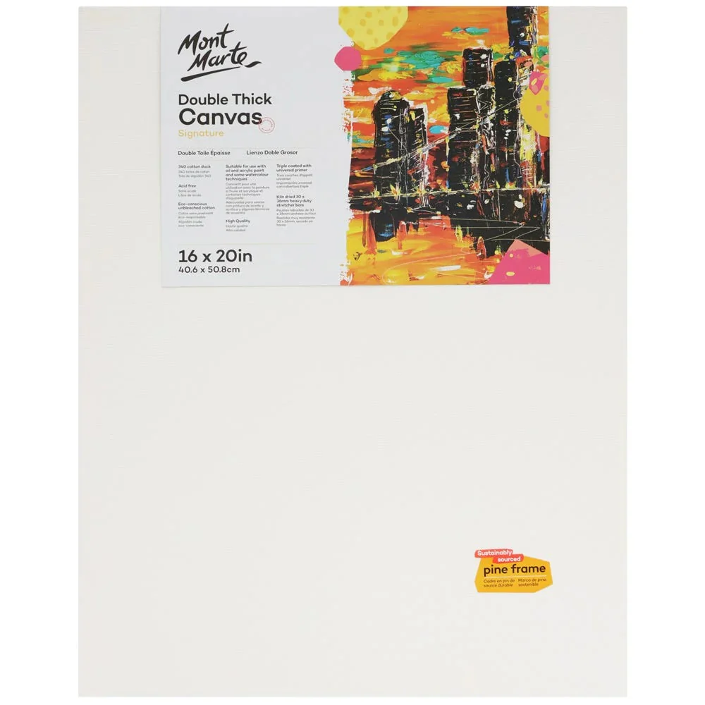Mont Marte Artist Canvas Pine Frame Double Thick Signature - Image 9