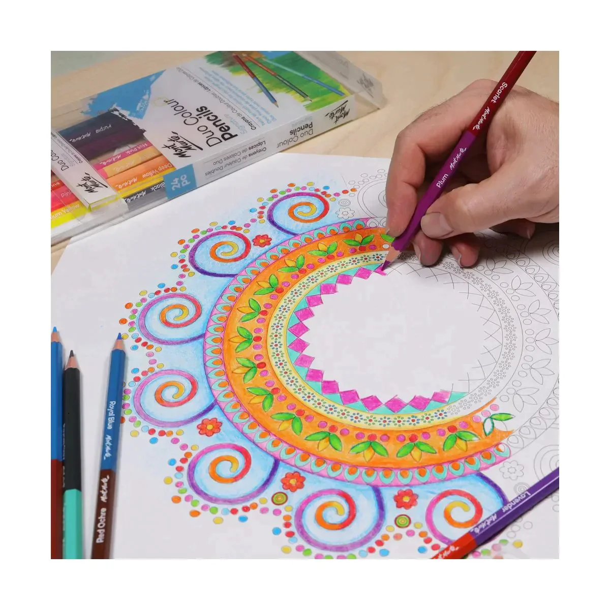 Mont Marte Duo Color Pencils Signature 24pc - Image 3