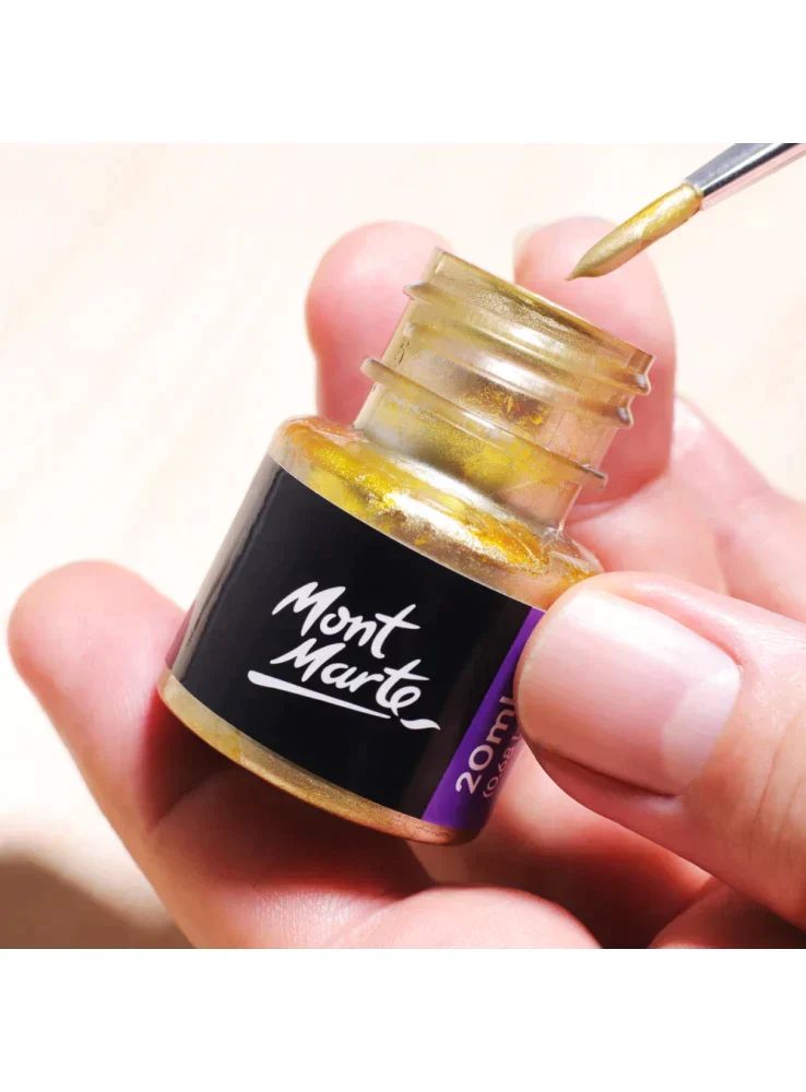 Mont Marte Premium Gold Foil Paint 20ml - Image 4
