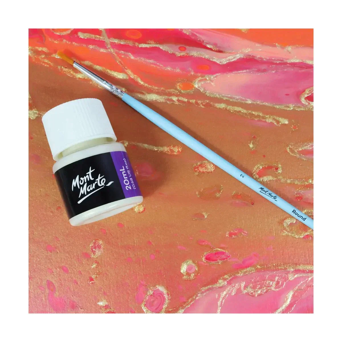 Mont Marte Premium Iridescent Foil Paint 20ml - Image 5
