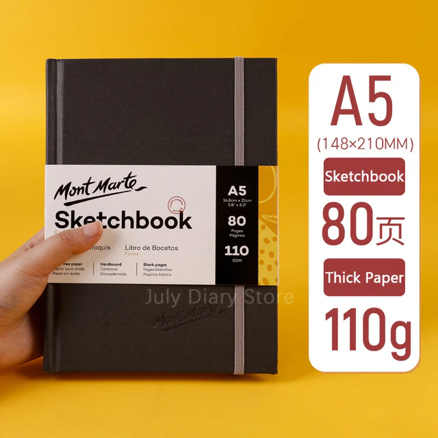 Mont Marte Signature Hardbound Sketch Book 110gsm - Image 6