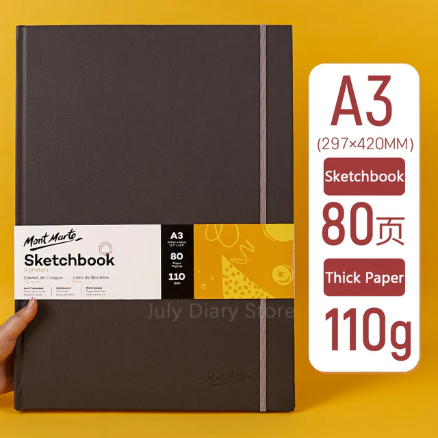 Mont Marte Signature Hardbound Sketch Book 110gsm - Image 8