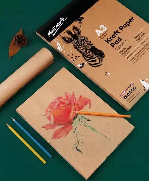 Mont Marte Signature Kraft Paper Pad - Image 3