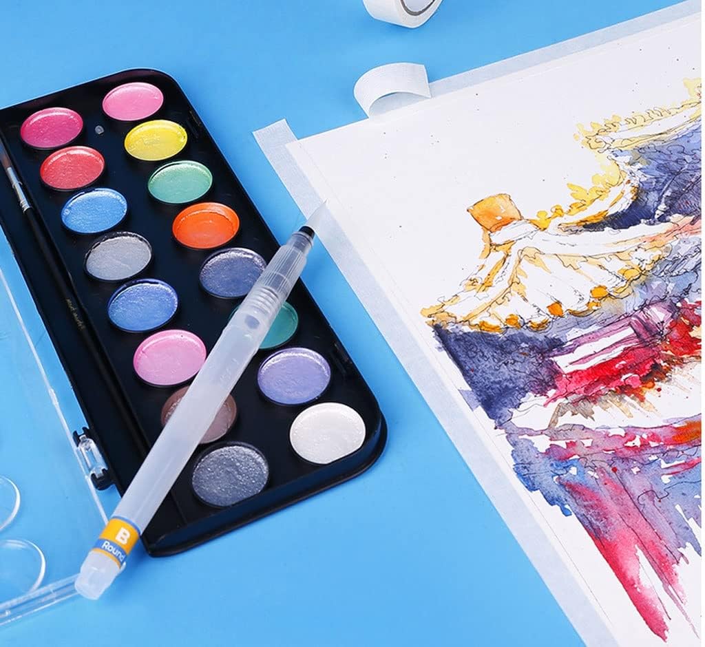 Mont Marte Signature Metallic Watercolor Paint Set 17 Pcs - Image 2