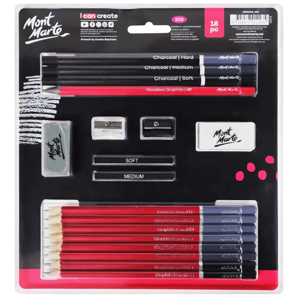 Mont Marte Signature Sketch & Draw 18pcs - Image 2