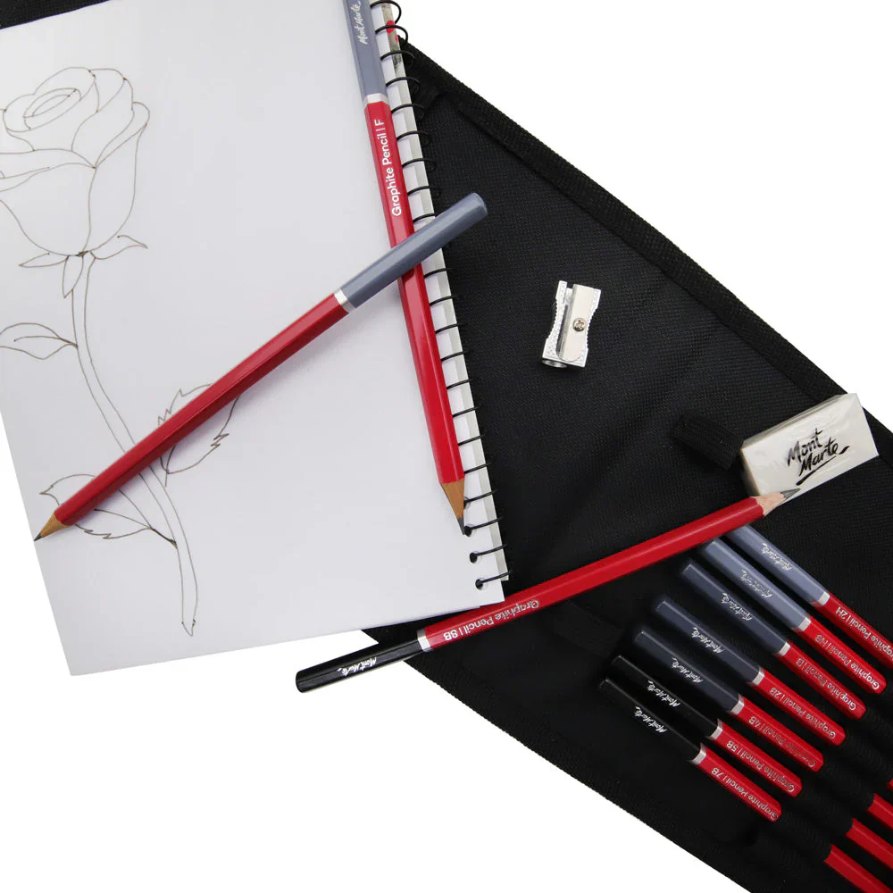 Mont Marte Sketching Wallet Set Signature 14pc - Image 8
