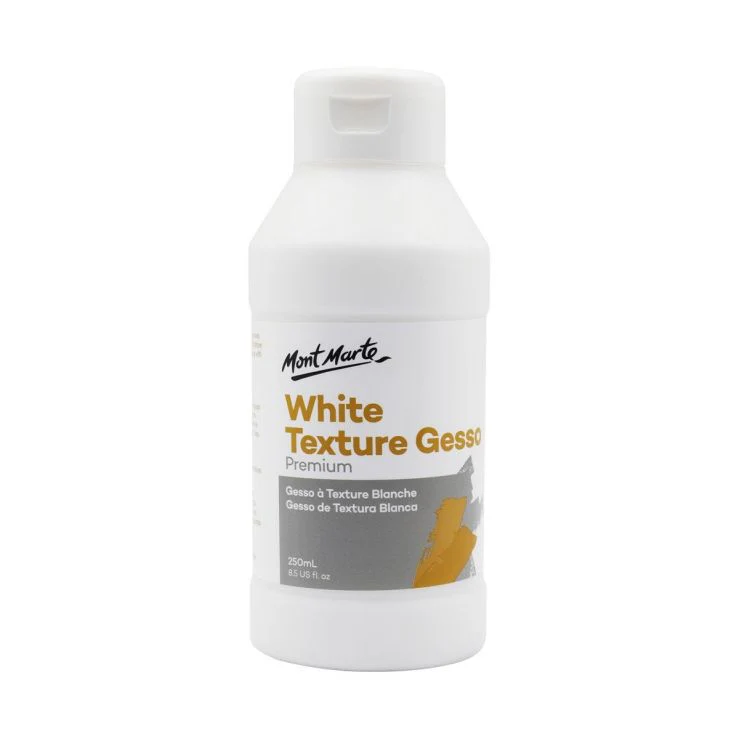 Mont Marte White Texture Gesso Premium 250ml - Image 2