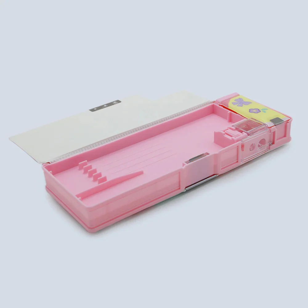 Multifactional Pencil Box - Pink - Image 2