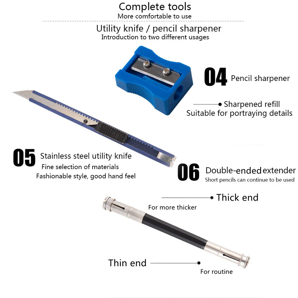 NYONI Drawing Pencils Set of 29 - Image 4