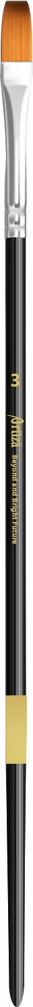 Paint Brush Flat - Black - Artiza - Image 2