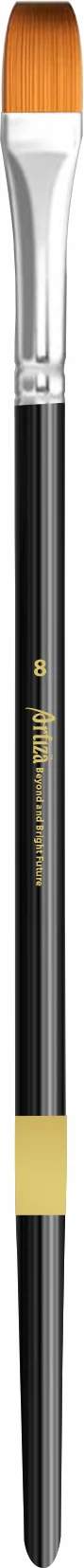 Paint Brush Flat - Black - Artiza - Image 7