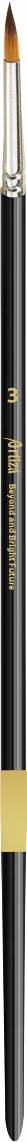Paint Brush Round - Black - Artiza - Image 3